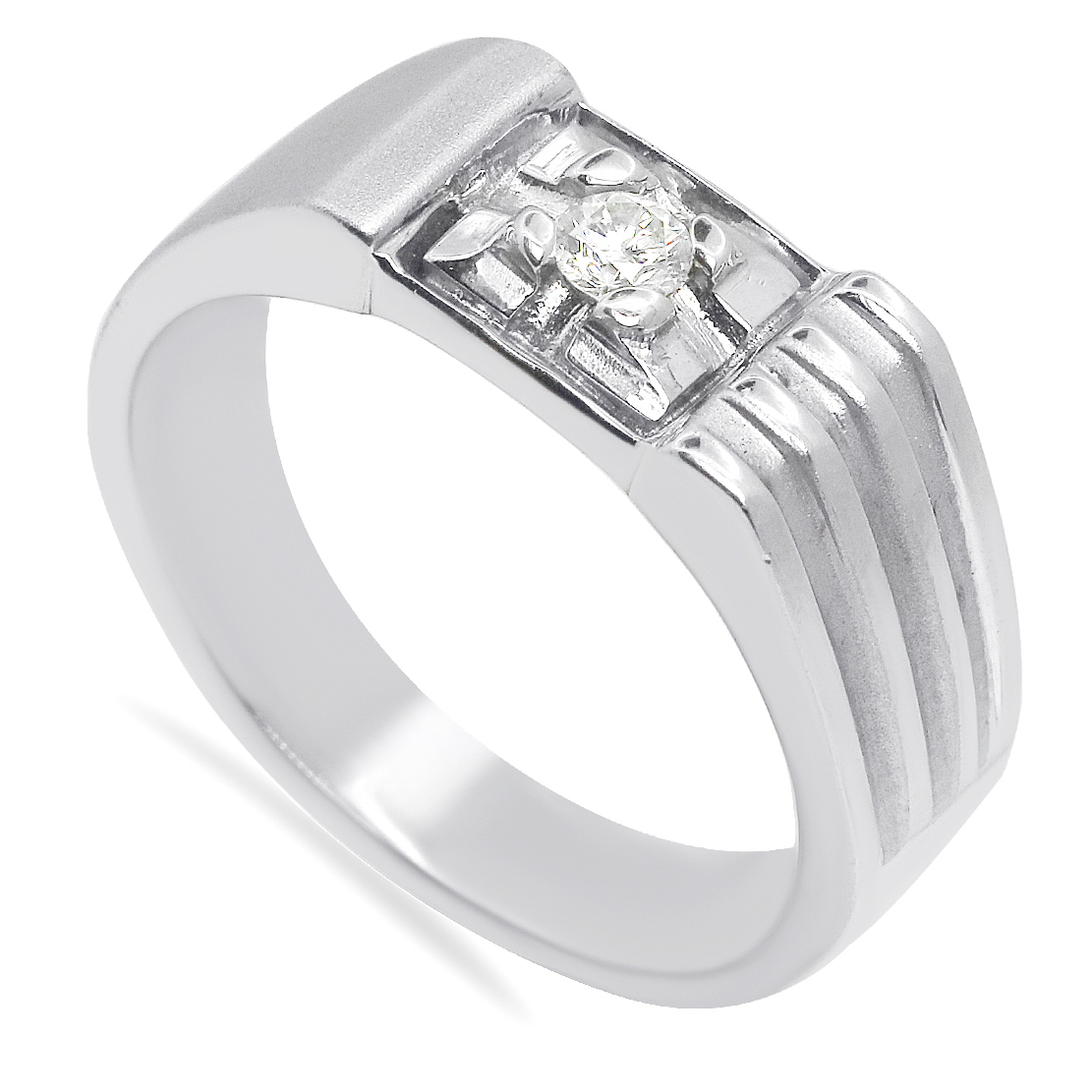 Anoure Palladium Diamond Ring D-2279