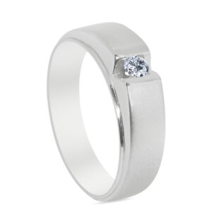 Antiquated Palladium Diamond Ring D-6070/R