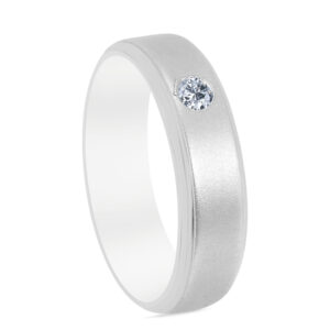 à la mode Palladium Diamond Ring D-6128