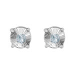 Palladium Diamond Ear Rings D-6130