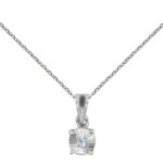 Palladium Diamond Ear Rings D-6130