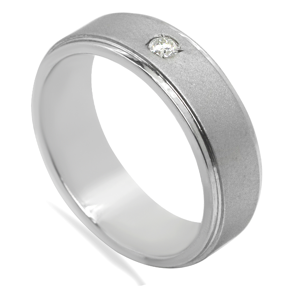 Encantador Palladium Diamond Ring D-6159