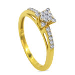 Luisant 18K Gold Diamond Ring D-6179