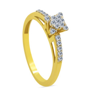 Luisant 18K Gold Diamond Ring D-6179