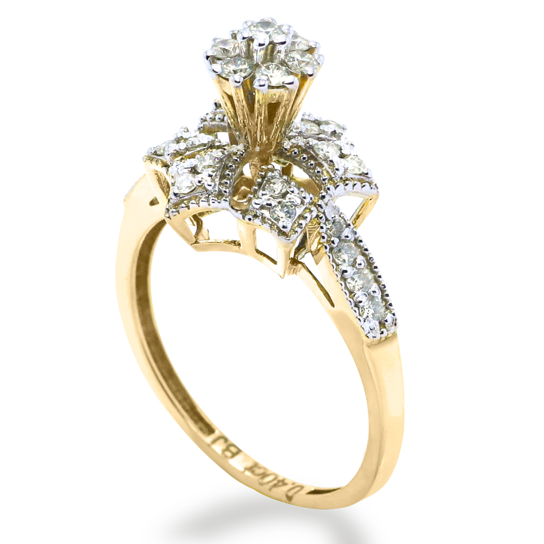 Onirique 18K Gold Diamond Ring D-6182
