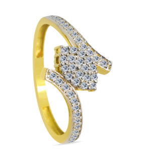 Honrado 18K Gold Diamond Ring D-6196