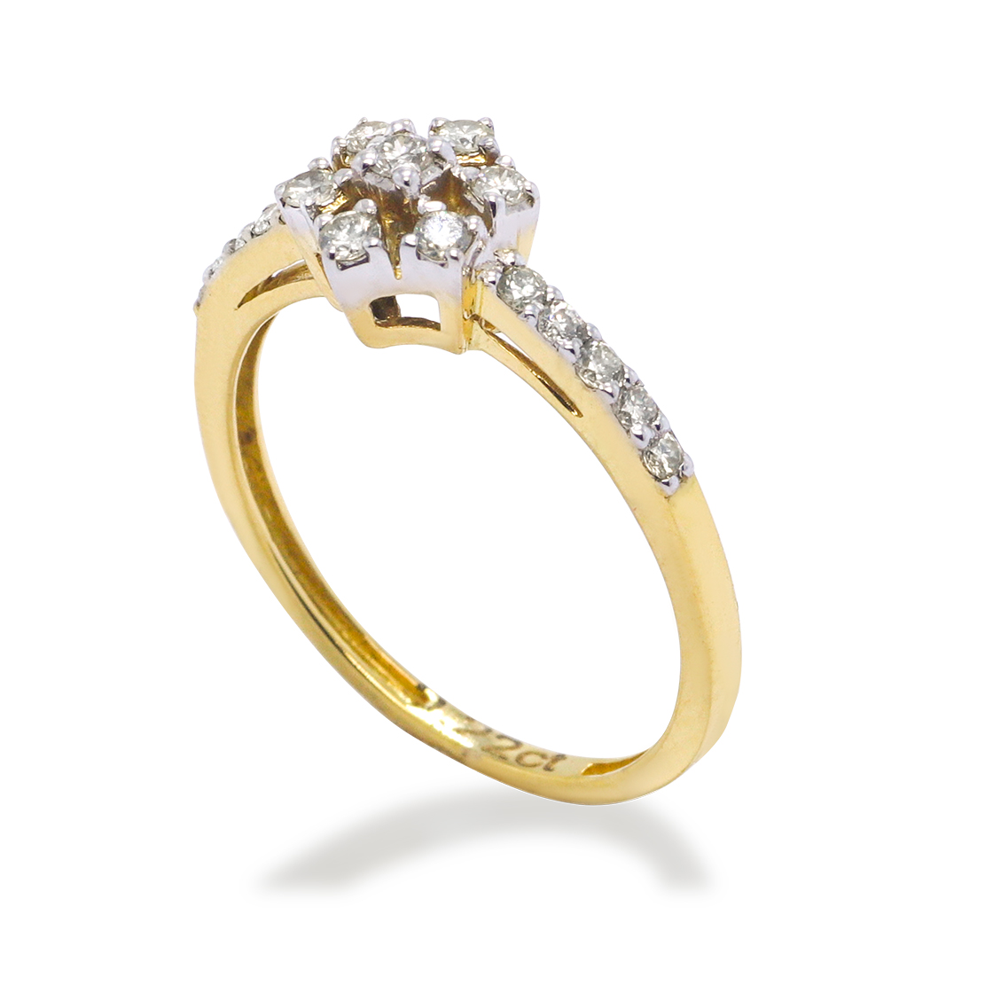 Fidèle 18K Gold Diamond Ring D-6219