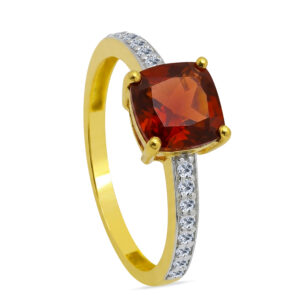 Anticuado 18K Gold Diamond Ring D-6226