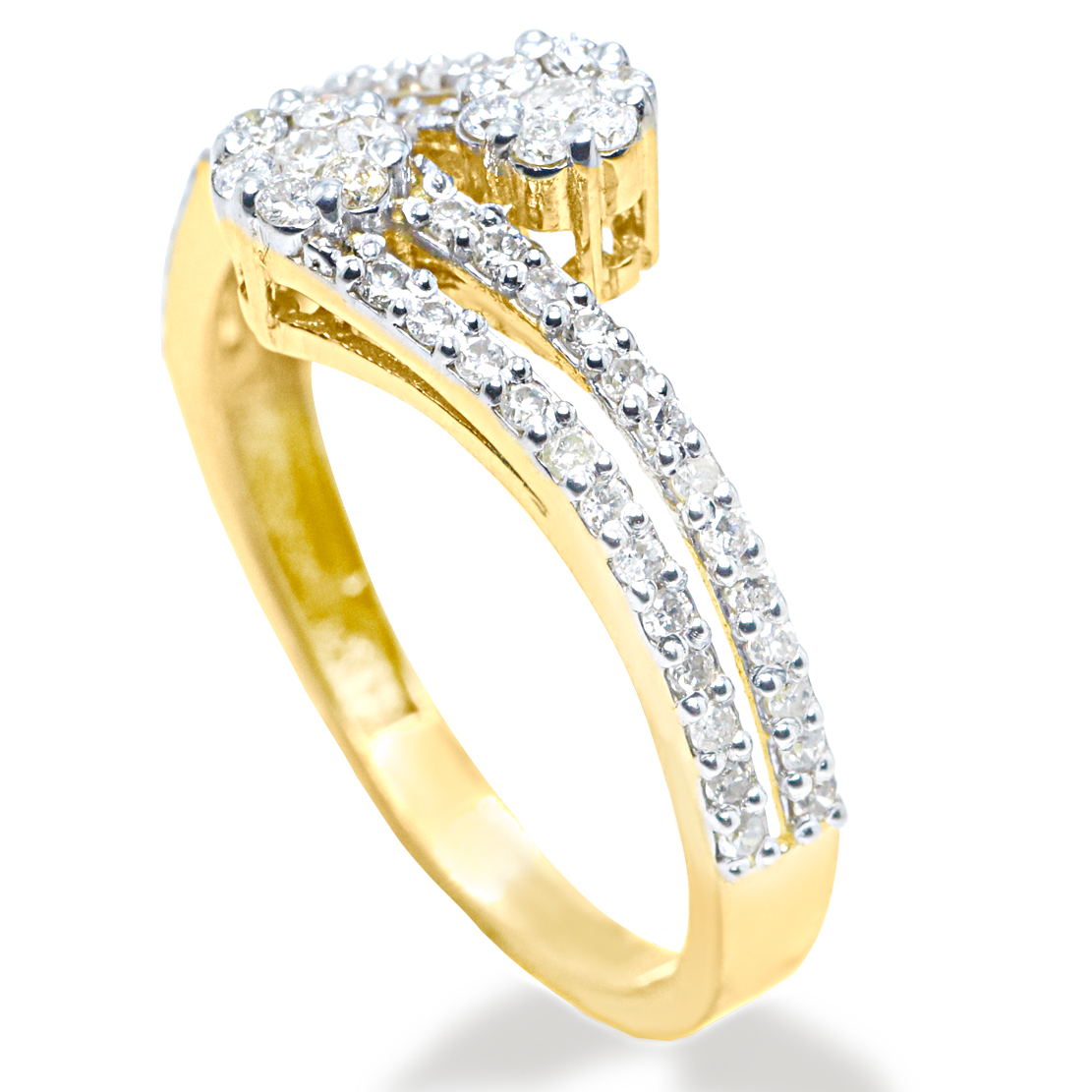 le parieur 18K Gold Diamond Ring D-6263