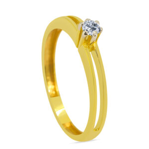 Fascinant 18K Gold Diamond Ring D-6267