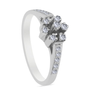 Guapo Palladium Diamond Ring D-6274