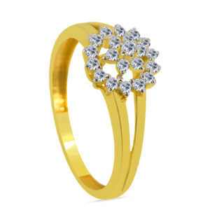 kəmlē18K Gold Diamond Ring D-6279