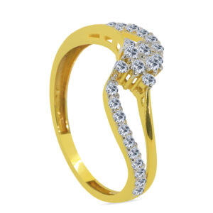 Terrífico Gold 18K Diamond Ring D-6286