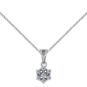 Palladium Diamond Pendant D-6114