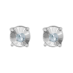 Palladium Diamond Ear Rings D-6130