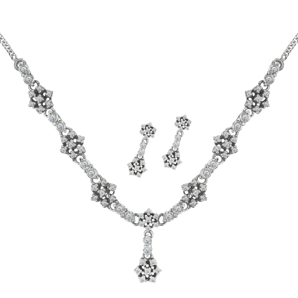 Barbaroso Palladium Diamond Set # BF-18,19