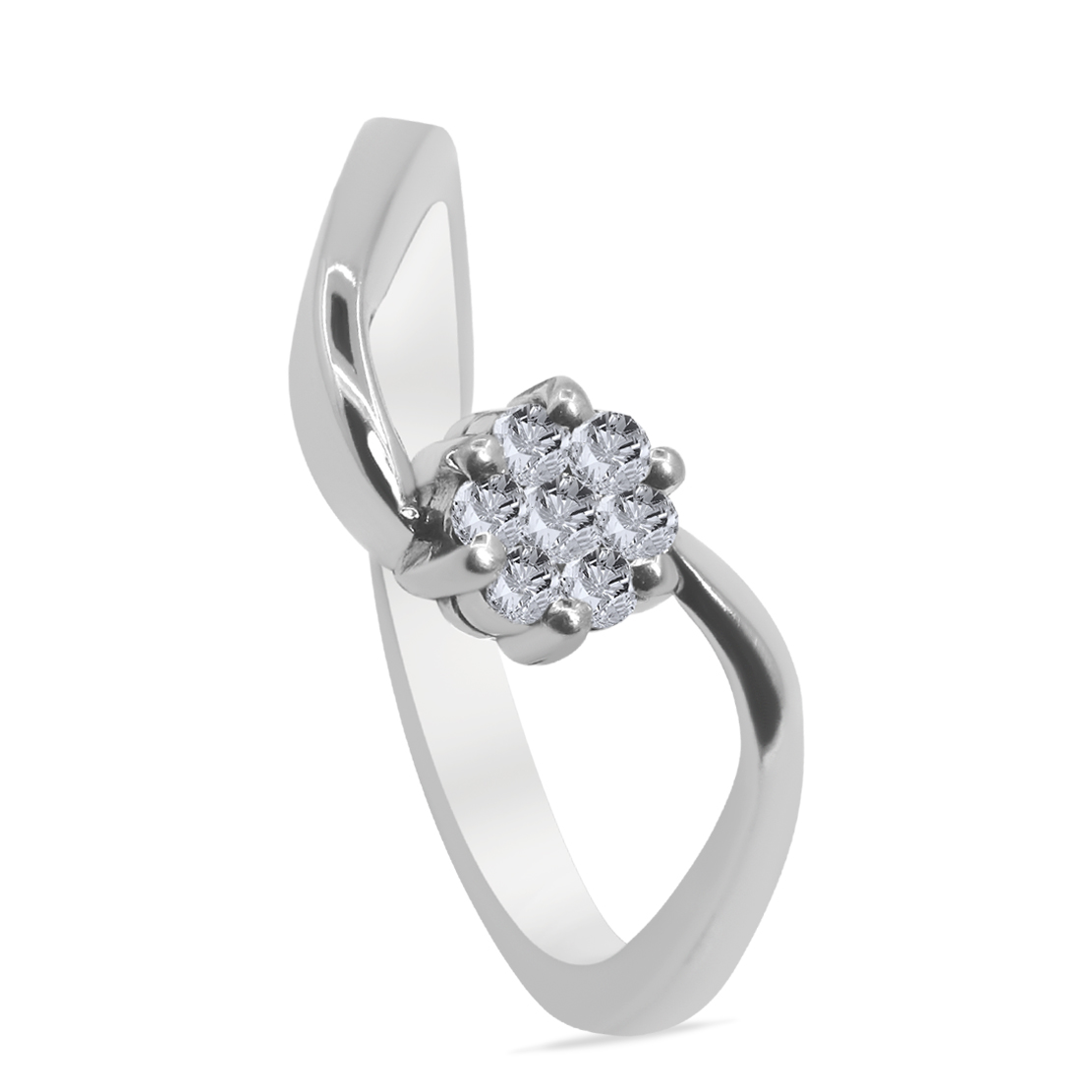 Amable Palladium Diamond Ring D-6287