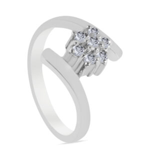 Simpático Palladium Diamond Ring D-6290