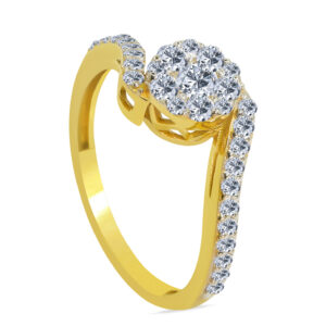 cielo 18K Gold Diamond Ring D-6181