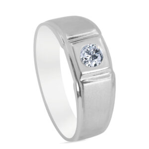 Cariño Palladium Men's Diamond Ring D-6331