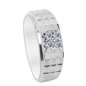 Tranquilo Palladium Men's Diamond Ring D-6236
