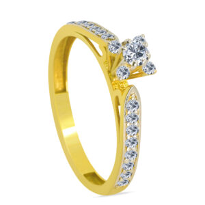 Impetuoso 18K Gold Diamond Ring D-6319