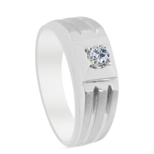 Agréable Palladium Diamond Ring D-6333