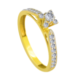 Impetuoso 18K Gold Diamond Ring D-6319