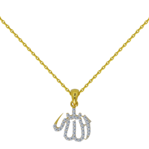 18k Gold Diamond Pendant D-6302