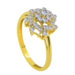 Piacevole 18K Gold Diamond Ring D-6242