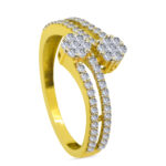 le parieur 18K Gold Diamond Ring D-6263