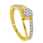 Desdeñoso 18K Gold Diamond Ring D-6284