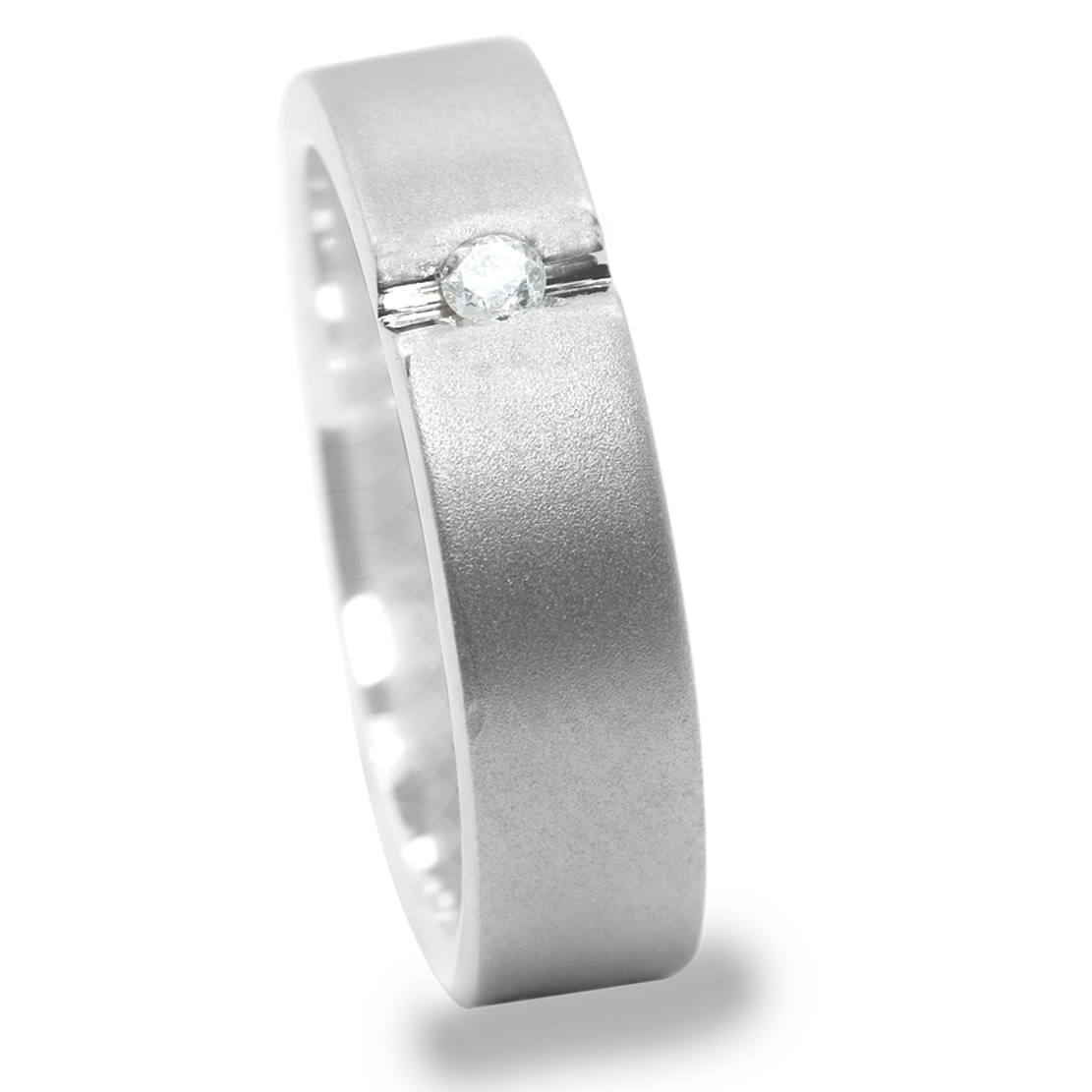 Sucrée Palladium Diamond Ring D-6344