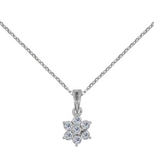 Palladium Diamond Pendant D-6221