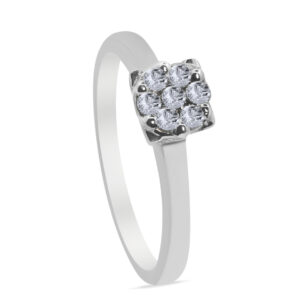 Sequoia Palladium Diamond Ring D-6162