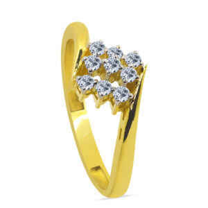 Bodacious 18K Gold Diamond Ring D-6401