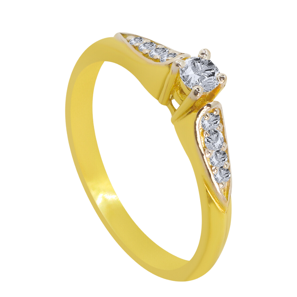 Scintilla 18K Gold Diamond Ring D-6378