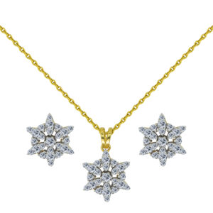 18K Gold Diamond Short Set BF-55,56