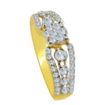 Panacea 18K Gold Diamond Ring D-6033