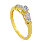 Infinito 18K Gold Diamond Ring D-6390