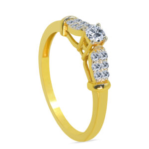 Infinito 18K Gold Diamond Ring D-6390