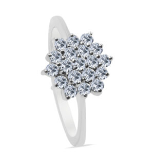 Lithe Palladium Diamond Ring D-6409