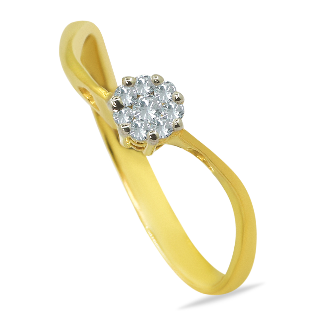 Exutoire 18K Gold Diamond Ring D-6418