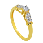 Infinito 18K Gold Diamond Ring D-6390