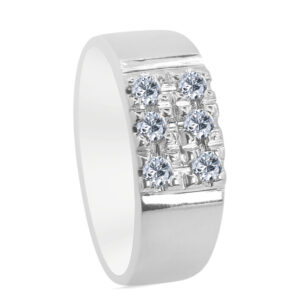 Banquise Palladium Diamond Ring D-6426