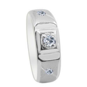 Méduse Palladium Diamond Ring D-6435