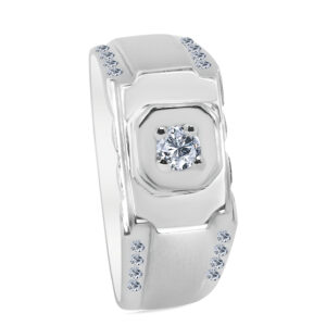 Nieve Palladium Diamond Ring D-6473