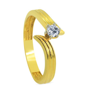 Flâner 18K Gold Diamond Ring D-6481