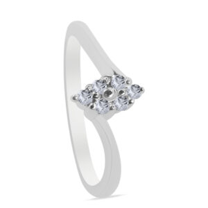 Terciopelo Palladium Diamond Ring D-6485