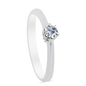 Inmarcesible Palladium Diamond Ring D-6489